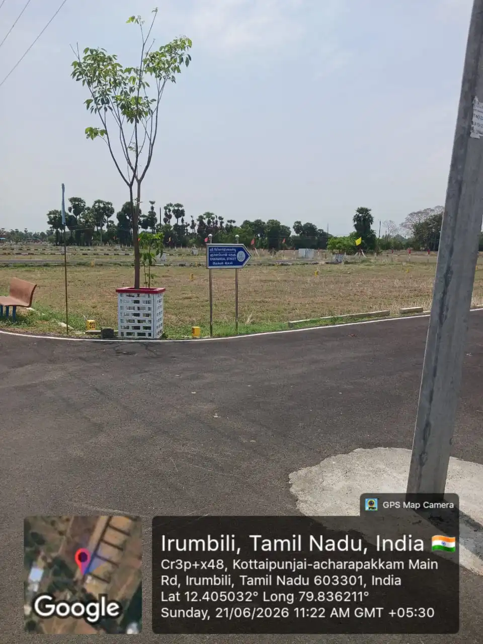 Premium villa plot for sale in Acharapakkam Irumbili